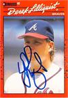 Derek Lilliquist Autographed Baseball Card Atlanta Braves 1990