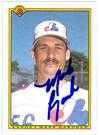 Mark Gardner Autographed Baseball Card Montreal Expos Bowman