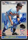 Gary Gaetti Autographed Baseball Card Minnesota Twins 1985 Donruss 242