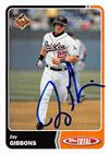 Jay Gibbons Autographed Baseball Card Baltimore Orioles Ft