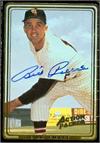 Billy Pierce Autographed Baseball Card Chicago White Sox 1992 Action