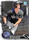 Ryan Mcmahon Baseball Card Rookie Colorado Rockies Topps Bowman