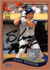 Shawn Wooten Autographed Baseball Card Anaheim Angels Topps